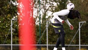 Bastien Meupiyou training at Compton